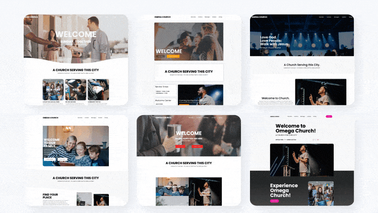 Templates From Church Website Builder
