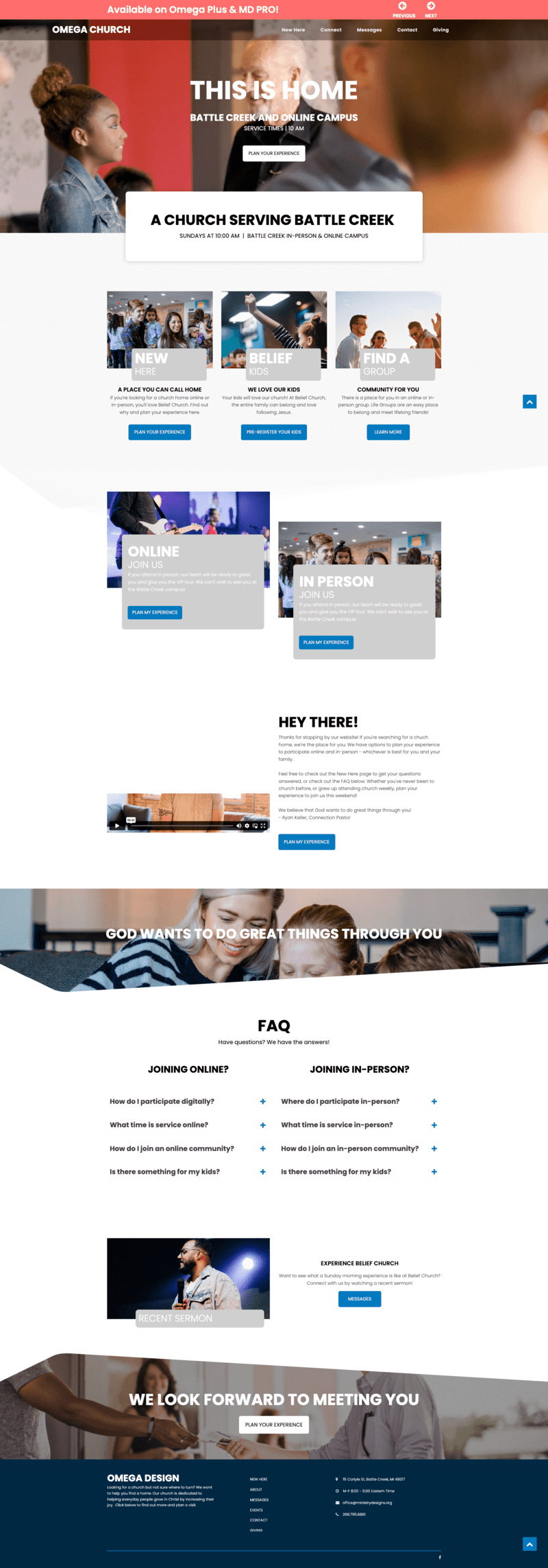 church website template 7